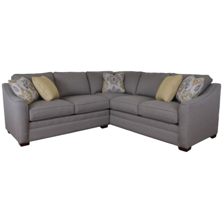 2 Pc Customizable Sectional Sofa